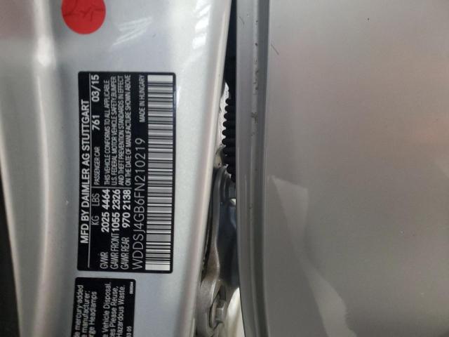 2015 MERCEDES-BENZ C250 WDDSJ4GB6FN210219