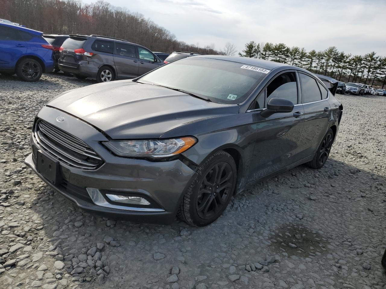 2018 Ford Fusion Se VIN: 3FA6P0HD3JR255035 Lot: 47185183