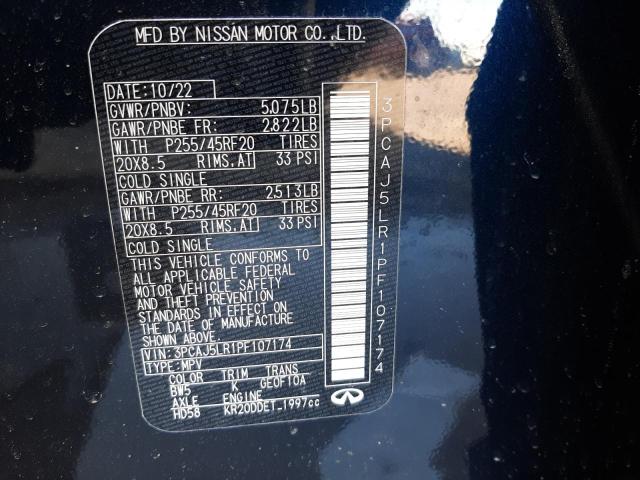2023 INFINITI QX55 SENSO - 3PCAJ5LR1PF107174