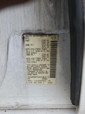 2015 NISSAN XTERRA X 5N1AN0NW5FN658472