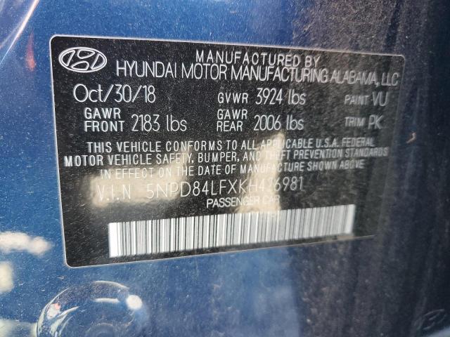 2019 HYUNDAI ELANTRA SE - 5NPD84LFXKH426981