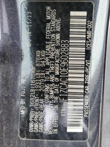 JF1ZCAC10E9602883 Subaru Brz 2.0 Limited