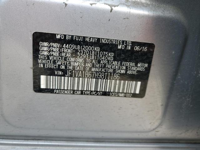 JF1VA1B67H9811186 Subaru WRX