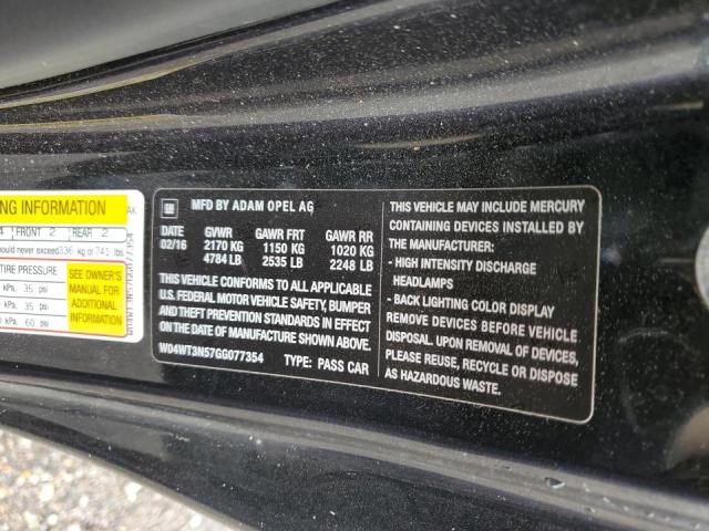 2016 BUICK CASCADA PR - W04WT3N57GG077354