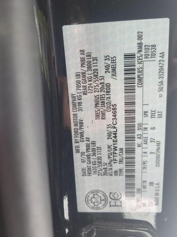 2020 FORD F150 SUPER - 1FTFW1E44LFC34685