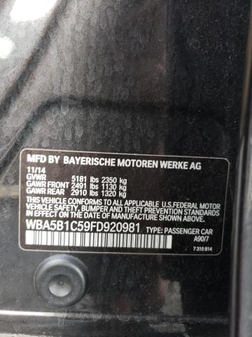 2015 BMW 535 I - WBA5B1C59FD920981