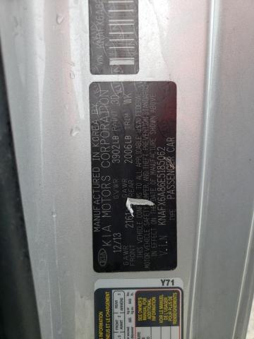 KNAFX6A86E5185062 KIA FORTE EX