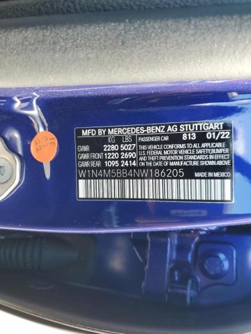 2022 MERCEDES-BENZ GLB AMG 35 W1N4M5BB4NW186205