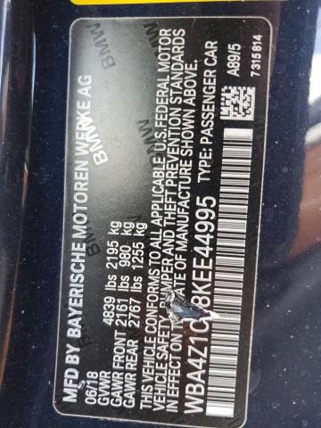 2019 BMW 430I - WBA4Z1C58KEE44995
