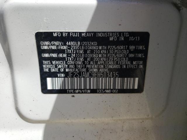 JF2SJAMC9EH513435 Subaru Forester 2.5i Touring