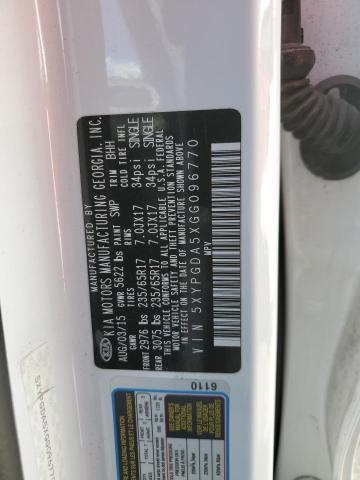 5XYPGDA5XGG096770 KIA SORENTO LX