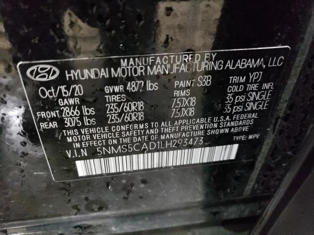 2020 HYUNDAI SANTA FE L - 5NMS5CAD1LH293473