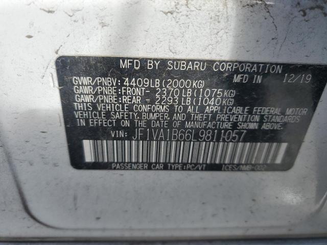 JF1VA1B66L9811057 Subaru Wrx Premium