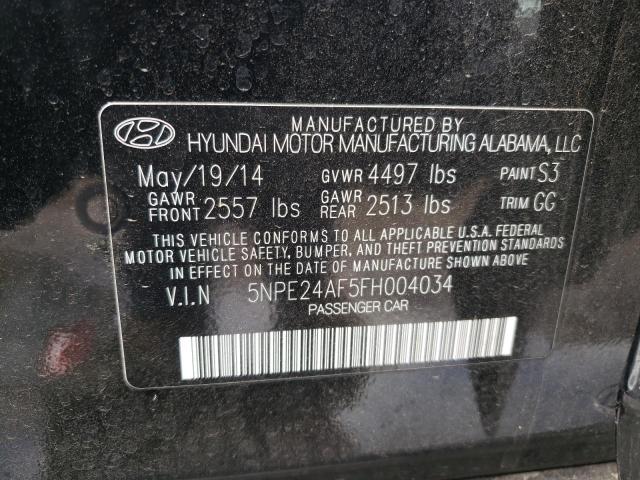 5NPE24AF5FH004034 Hyundai SONATA SE