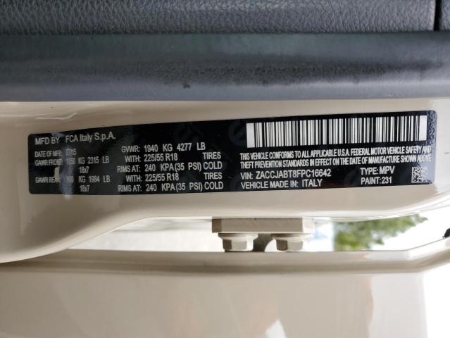 ZACCJABT8FPC16642 Jeep Renegade Latitude