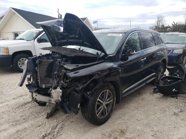 Salvage cars for sale from Copart Northfield, OH: 2019 Infiniti QX60 Luxe