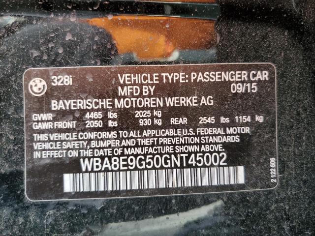 WBA8E9G50GNT45002 BMW 328 I Sulev