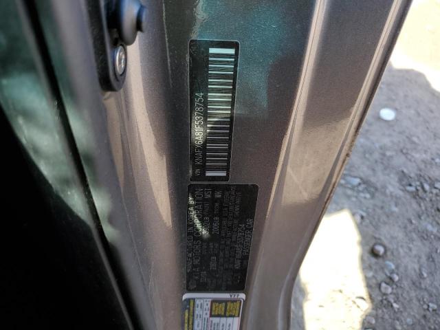 KNAFX6A81F5378754 KIA FORTE EX