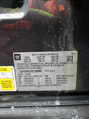 1GKKVPKD7EJ103456 GMC ACADIA SLE