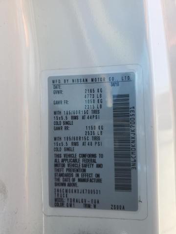 3N6CM0KNXJK700531 Nissan NV200 2.5S