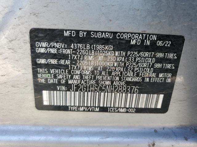 JF2GTHSC5NH288376 Subaru Crosstrek Sport