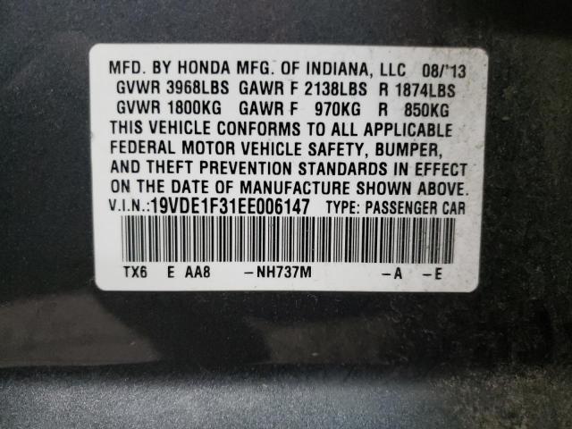 19VDE1F31EE006147 Acura ILX 20
