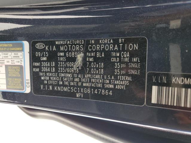 KNDMC5C1XG6147864 KIA SEDONA EX