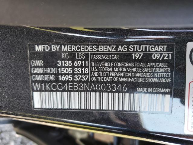 2022 MERCEDES-BENZ EQS 580 4M - W1KCG4EB3NA003346