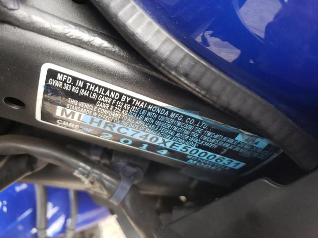 2014 HONDA CBR650F MLHRC740XE5000631