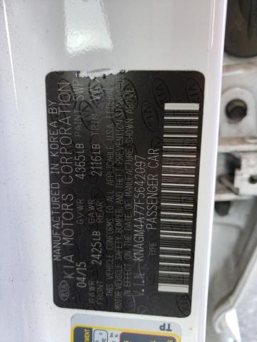 KNAGM4A77F5642097 KIA Optima Lx