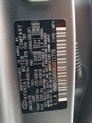 2019 HYUNDAI KONA ULTIM - KM8K53A50KU311778