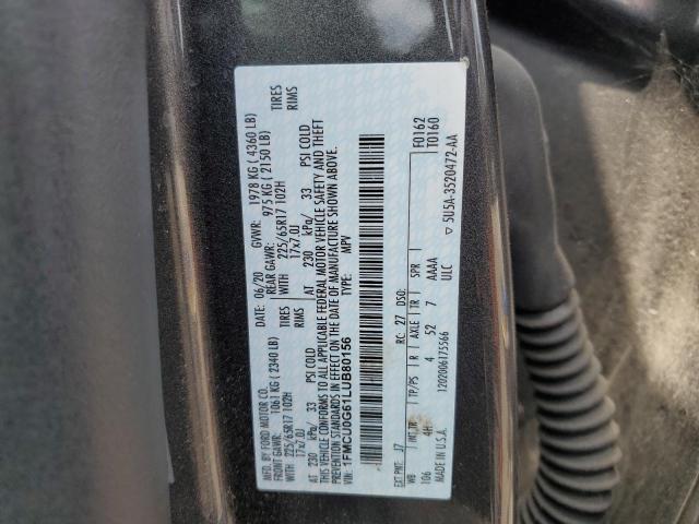 1FMCU0G61LUB80156 Ford ESCAPE SE