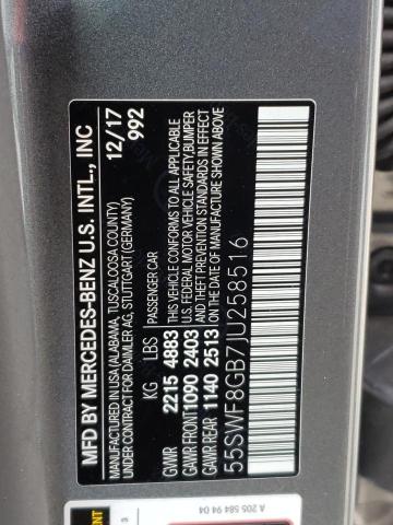 2018 MERCEDES-BENZ C 63 AMG - 55SWF8GB7JU258516