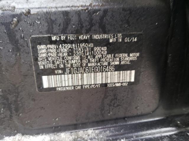JF1GJAC61EG016486 Subaru Impreza Premium