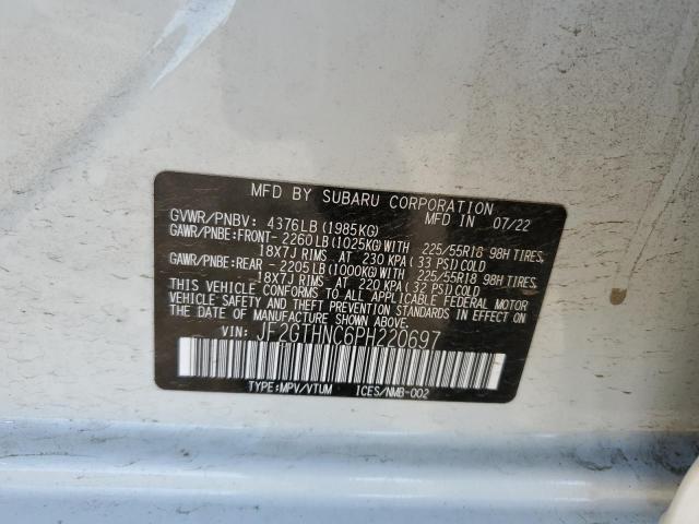 JF2GTHNC6PH220697 Subaru Crosstrek Limited