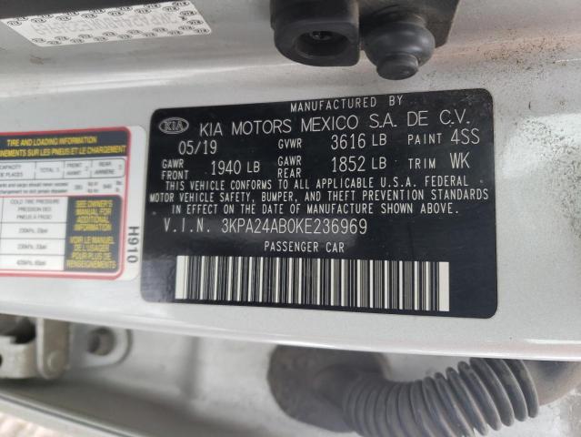 3KPA24AB0KE236969 KIA RIO S