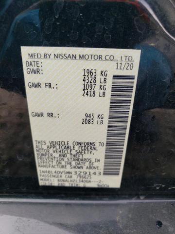 2021 NISSAN ALTIMA SV - 1N4BL4DV5MN329143