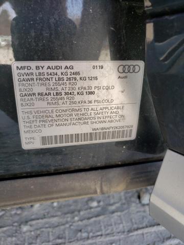 2019 AUDI Q5 PREMIUM - WA1BNAFY2K2057928