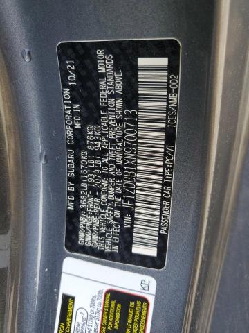 2022 SUBARU BRZ PREMIU JF1ZDBB1XN9700713