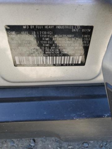 4S4BSBAC1F3211072 Subaru Outback 2.5i