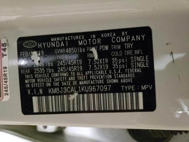 2019 HYUNDAI TUCSON LIM - KM8J3CAL1KU967097