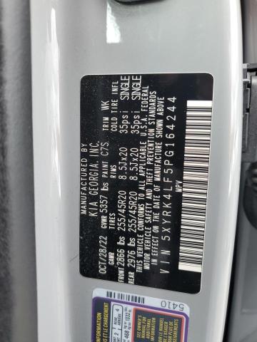5XYRK4LF5PG164244 KIA SORENTO SX