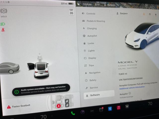7SAYGDEE2NF359386 Tesla Model Y