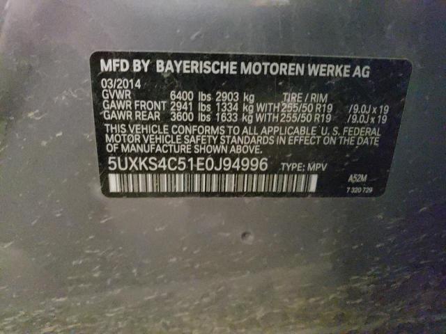 5UXKS4C51E0J94996 BMW X5 Xdrive35d