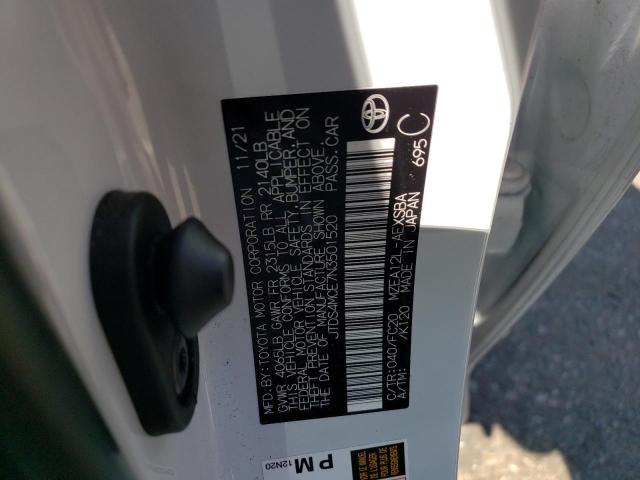JTDS4MCE7N3501520 Toyota COROLLA SE