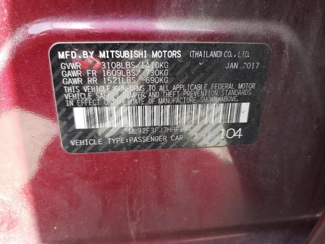 ML32F3FJ7HHF19476 Mitsubishi Mirage G4 Es