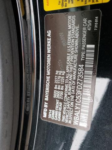 2015 BMW 640 XI - WBALY1C53FDZ73584