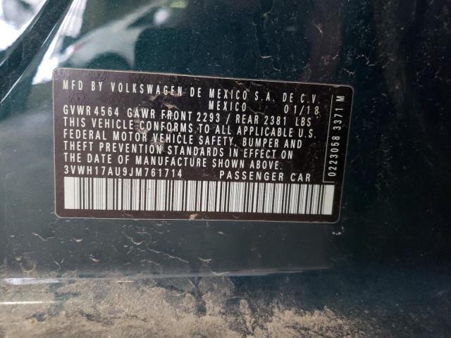 2018 VOLKSWAGEN GOLF ALLTR - 3VWH17AU9JM761714