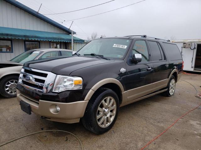 Salvage cars for sale from Copart Pekin, IL: 2013 Ford Expedition EL XLT