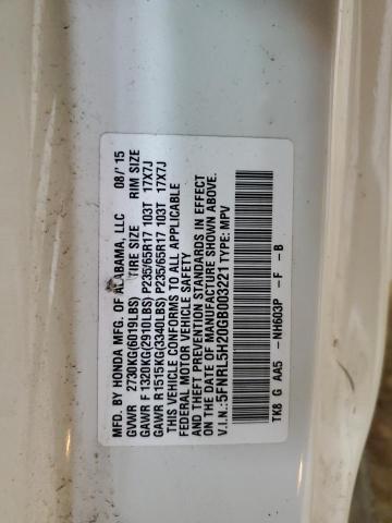 2016 HONDA ODYSSEY LX - 5FNRL5H20GB003221